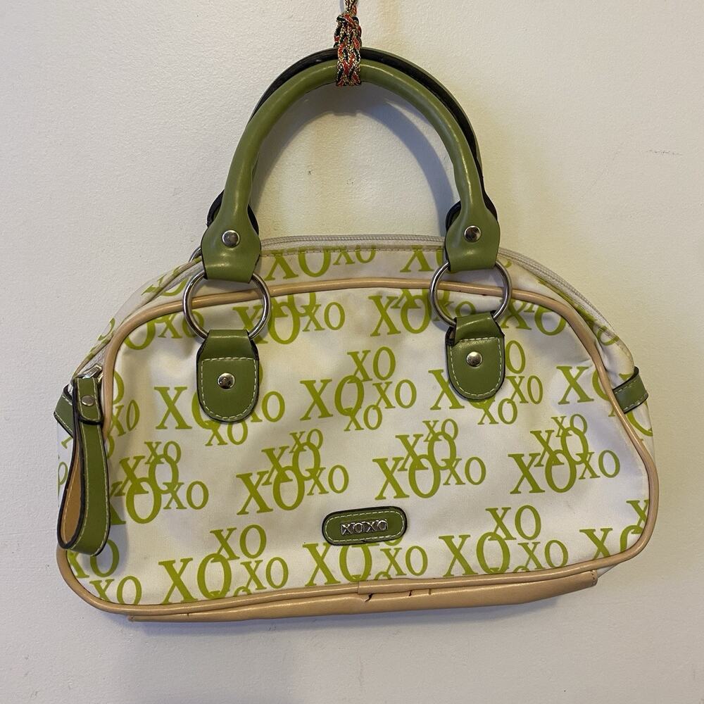 Vintage Y2K XOXO Signature Logo Multicolor FauxLeather Top Handle Handbag Purse - Picture 7 of 10